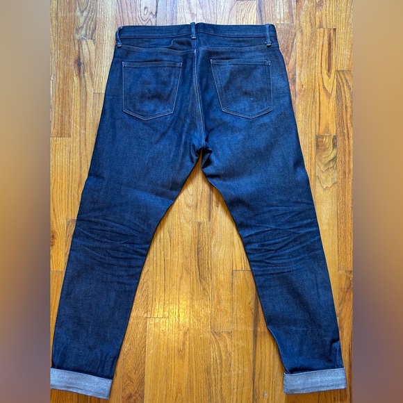 GUC: Uniqlo | Selvedge slim straight denim | 34x32 - Picture 3 of 3
